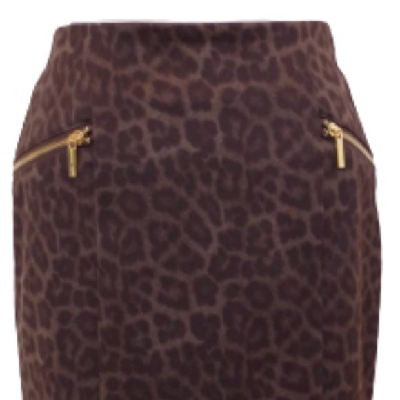 MICHAEL Michael Kors Ponte Knit Animal Print Pencil Skirt- Sz. 2 - Picture 7 of 7